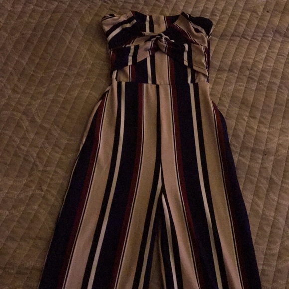 Striped jumpsuit - Picture 2 of 2